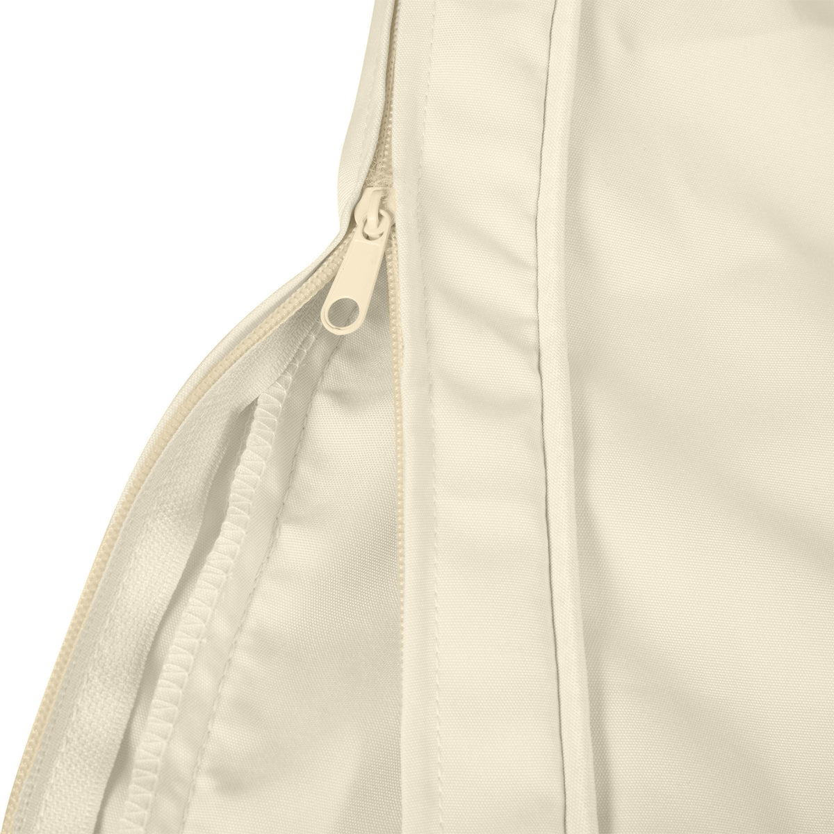 Outsunny Set mit 14 Ersatzbezügen für Gartenmöbelkissen - 6 Sitzkissenbezüge, 8 Rückenkissenbezüge - Reißverschluss Polyester wasserabweisend Beige